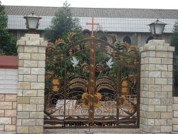 定(dìng)制静(jìng)電(diàn)噴塗铁(tiě)藝大(dà)門(mén)