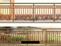 陽台(tái)鋁(lǚ)藝護欄