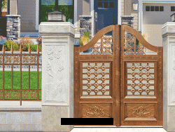 庭院(yuàn)鋁(lǚ)藝大(dà)門(mén)