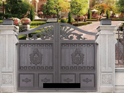 電(diàn)動(dòng)鋁(lǚ)藝大(dà)門(mén)