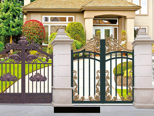 栅欄式鋁(lǚ)藝大(dà)門(mén)